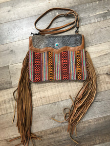 Woven Fringe Myra Bag